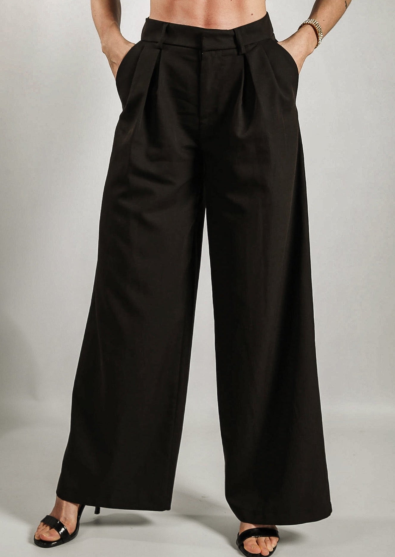 Black Palazzo Trousers