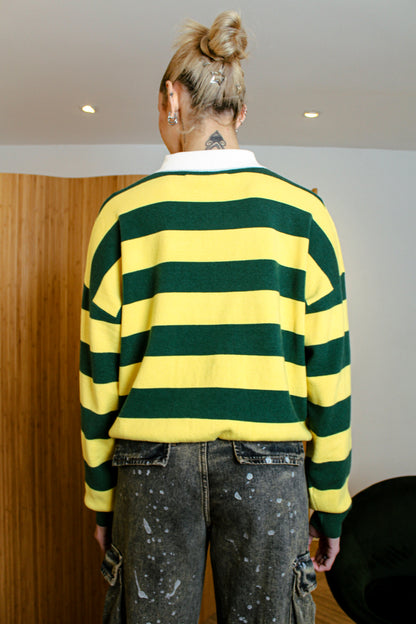Striped Polo Brasil (with S)