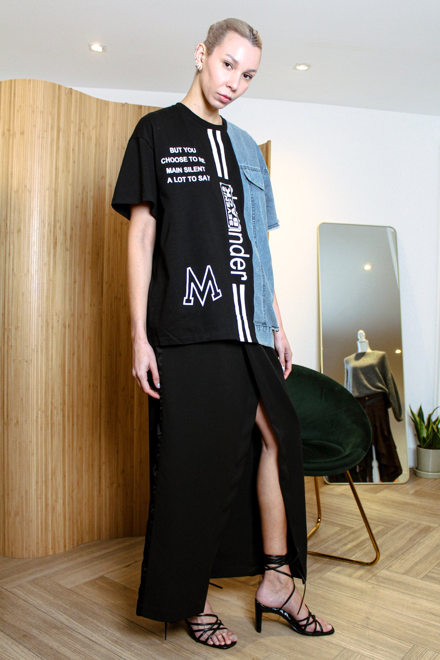 Upcycled Contrast T-Shirt