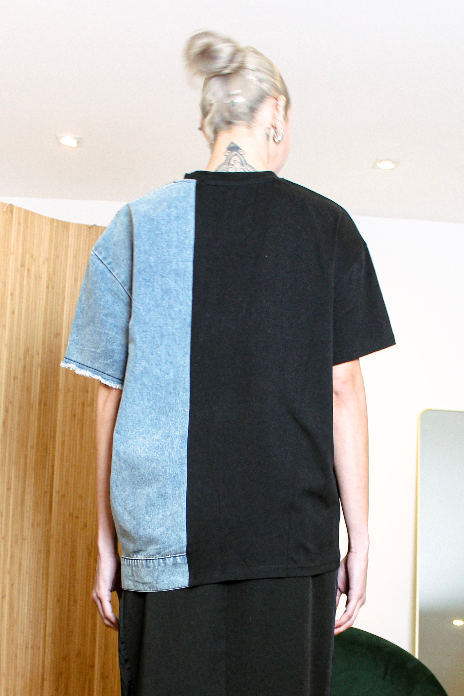 Upcycled Contrast T-Shirt