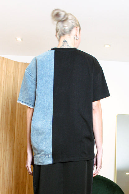 Upcycled Contrast T-Shirt