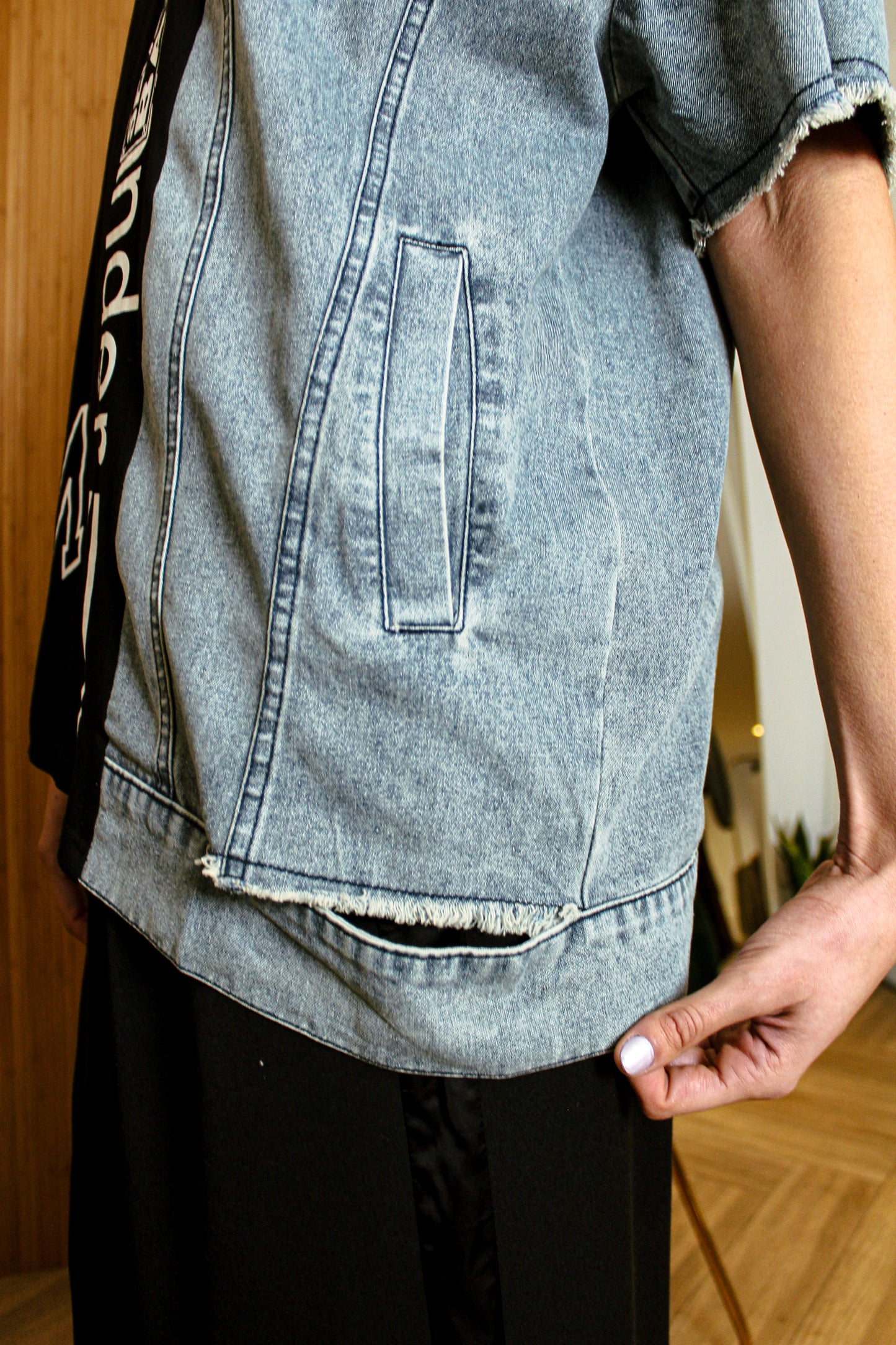 Upcycled Contrast T-Shirt